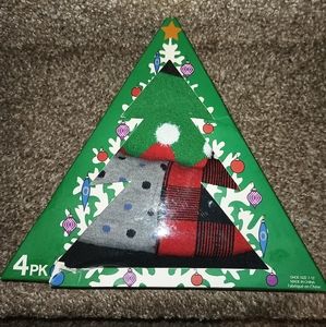 Brand New Holiday 4pk Socks
